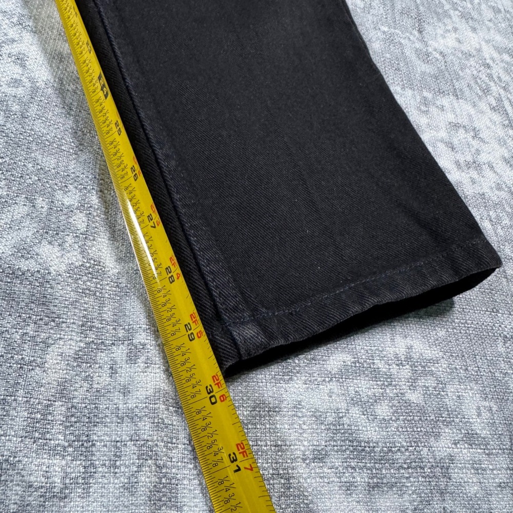 Vintage 80s Liz Claiborne Lizwear Jeans Women's 24 Black High Rise Straight Leg - Picture 6 of 14